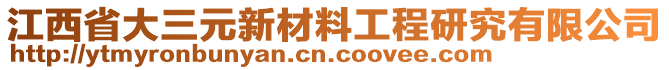 江西省大三元新材料工程研究有限公司