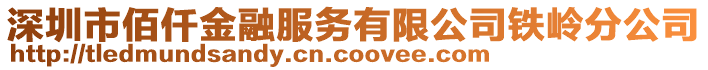 深圳市佰仟金融服務有限公司鐵嶺分公司