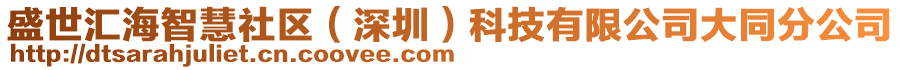 盛世匯海智慧社區(qū)（深圳）科技有限公司大同分公司