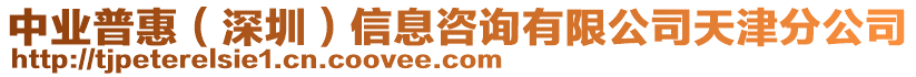 中業(yè)普惠（深圳）信息咨詢(xún)有限公司天津分公司