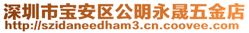 深圳市寶安區(qū)公明永晟五金店