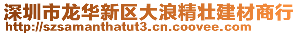 深圳市龍華新區大浪精壯建材商行