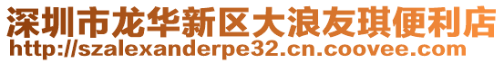 深圳市龍華新區(qū)大浪友琪便利店