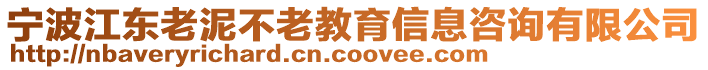 寧波江東老泥不老教育信息咨詢有限公司