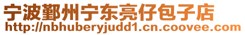 寧波鄞州寧東亮仔包子店
