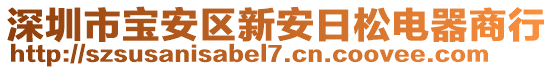 深圳市寶安區(qū)新安日松電器商行