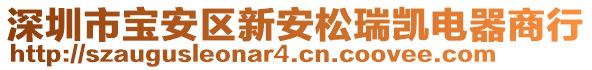 深圳市寶安區(qū)新安松瑞凱電器商行