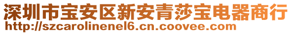 深圳市寶安區(qū)新安青莎寶電器商行