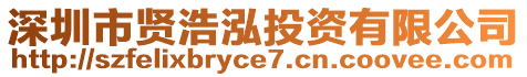 深圳市賢浩泓投資有限公司