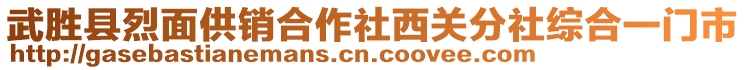 武勝縣烈面供銷合作社西關(guān)分社綜合一門市