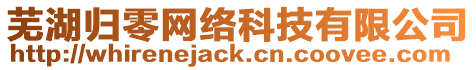 蕪湖歸零網(wǎng)絡(luò)科技有限公司