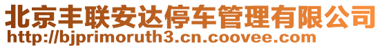 北京豐聯(lián)安達(dá)停車管理有限公司