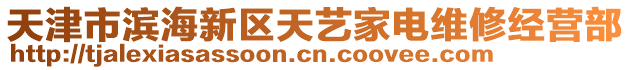 天津市濱海新區(qū)天藝家電維修經(jīng)營部