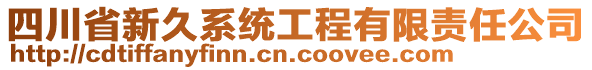 四川省新久系統(tǒng)工程有限責(zé)任公司