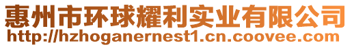 惠州市環(huán)球耀利實業(yè)有限公司