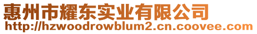 惠州市耀東實業(yè)有限公司