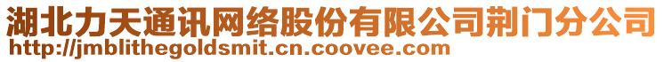 湖北力天通訊網(wǎng)絡(luò)股份有限公司荊門分公司