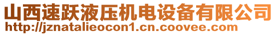 山西速躍液壓機電設備有限公司