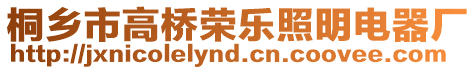 桐鄉(xiāng)市高橋榮樂照明電器廠