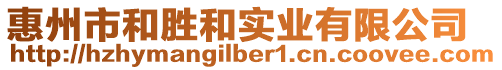 惠州市和勝和實業有限公司