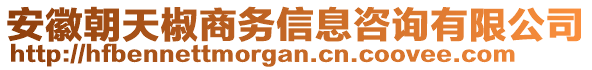 安徽朝天椒商務(wù)信息咨詢有限公司