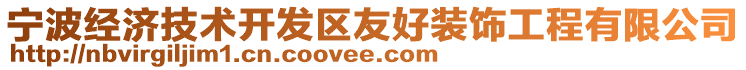 宁波经济技术开发区友好装饰工程有限公司