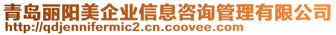 青島麗陽美企業(yè)信息咨詢管理有限公司