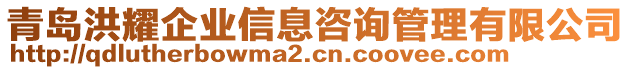 青島洪耀企業(yè)信息咨詢管理有限公司