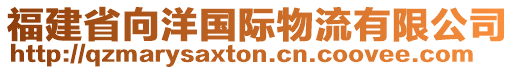 福建省向洋國際物流有限公司