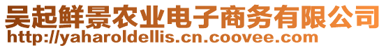 吳起鮮景農業(yè)電子商務有限公司