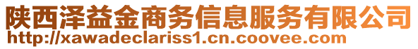 陜西澤益金商務(wù)信息服務(wù)有限公司