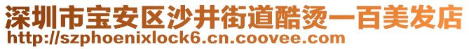 深圳市寶安區(qū)沙井街道酷燙一百美發(fā)店