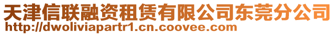 天津信聯(lián)融資租賃有限公司東莞分公司