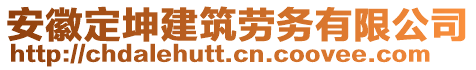 安徽定坤建筑勞務有限公司