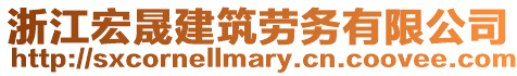 浙江宏晟建筑勞務(wù)有限公司