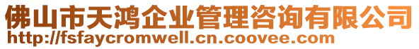 佛山市天鴻企業(yè)管理咨詢有限公司