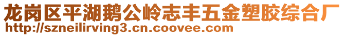 龍崗區(qū)平湖鵝公嶺志豐五金塑膠綜合廠