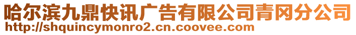 哈爾濱九鼎快訊廣告有限公司青岡分公司