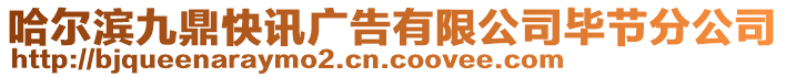 哈爾濱九鼎快訊廣告有限公司畢節(jié)分公司