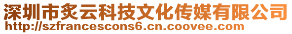 深圳市炙云科技文化傳媒有限公司