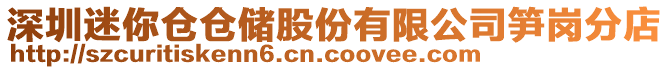 深圳迷你倉倉儲股份有限公司筍崗分店