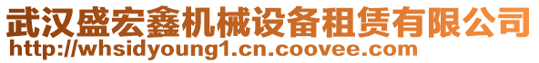 武漢盛宏鑫機械設備租賃有限公司