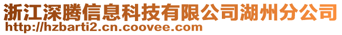 浙江深騰信息科技有限公司湖州分公司