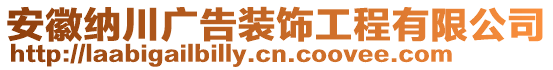 安徽納川廣告裝飾工程有限公司