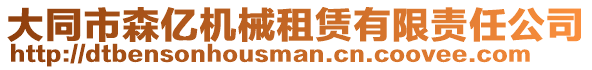 大同市森億機(jī)械租賃有限責(zé)任公司