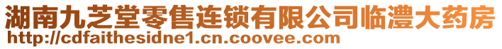 湖南九芝堂零售連鎖有限公司臨澧大藥房