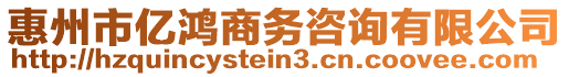 惠州市亿鸿商务咨询有限公司