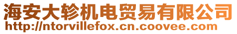 海安大軫機電貿易有限公司