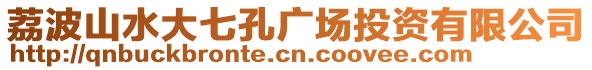 荔波山水大七孔廣場投資有限公司