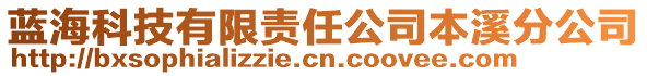 藍(lán)?？萍加邢挢?zé)任公司本溪分公司